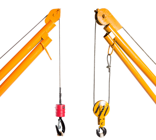 小吊機的不同連接方式