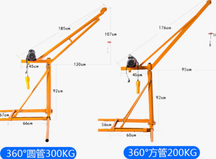 小型吊糧機選方管好還是圓管好