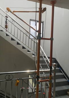 室內吊運機可以往沒有電梯的低層樓房上吊門窗