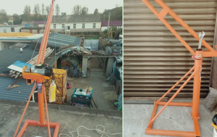 小型室外吊運(yùn)機(jī)底座安反后能吊運(yùn)重物嗎